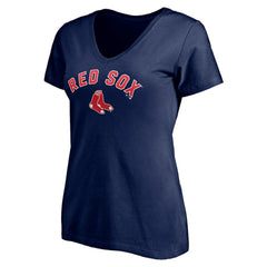 Boston Red Sox Women's Personalized Winning Streak Name & Number V-Neck T-Shirt Near Me