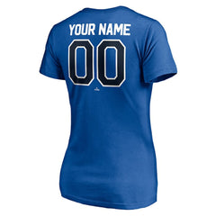 Toronto Blue Jays Women's Personalized Winning Streak Name & Number V-Neck T-Shirt Discount