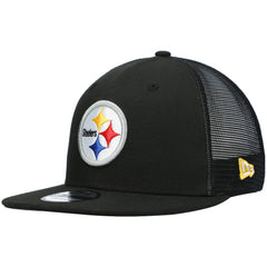 Pittsburgh Steelers New Era Shade Trucker 9FIFTY Snapback Hat - Black - NFL