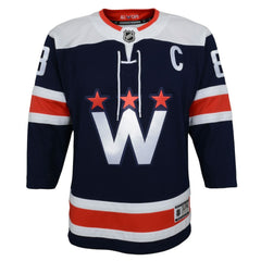 Alexander Ovechkin Washington Capitals Youth 2020/21 Alternate Premier Player Jersey - Navy | NHL sale