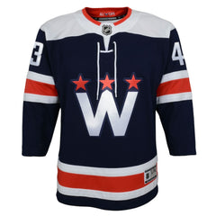 Tom Wilson Washington Capitals Youth 2020/21 Alternate Premier Player Jersey - Navy | NHL Clearance