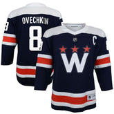 Alexander Ovechkin Washington Capitals Youth 2020/21 Alternate Replica Player Jersey - Navy | NHL Lifestyle