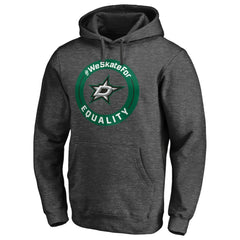 Dallas Stars #WeSkateFor Pullover Hoodie - Heather Gray | NHL on sale