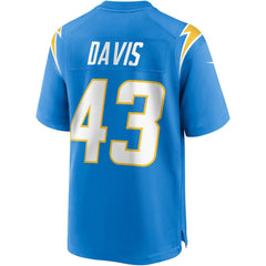 Michael Davis Los Angeles Chargers Game Jersey - Powder Blue - Nike