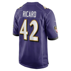 Patrick Ricard Baltimore Ravens Game Jersey - Purple - Nike