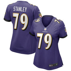 Ronnie Stanley Baltimore Ravens Women's Game Jersey - Purple - Nike