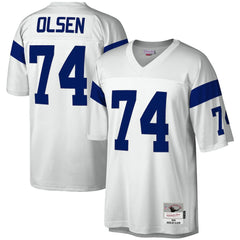 Merlin Olsen Los Angeles Rams Legacy Replica Jersey - White - Mitchell & Ness