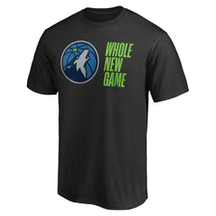 Minnesota Timberwolves Whole New Game Team T-Shirt Black