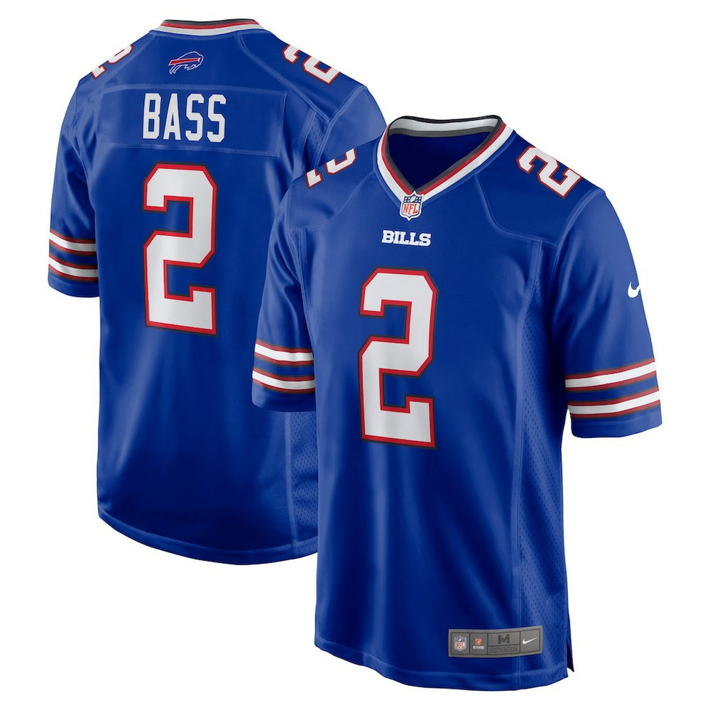 Tyler Bass Buffalo Bills Game Player Jersey - Royal - Nike