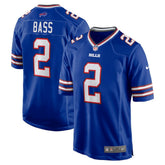 Tyler Bass Buffalo Bills Game Player Jersey - Royal - Nike
