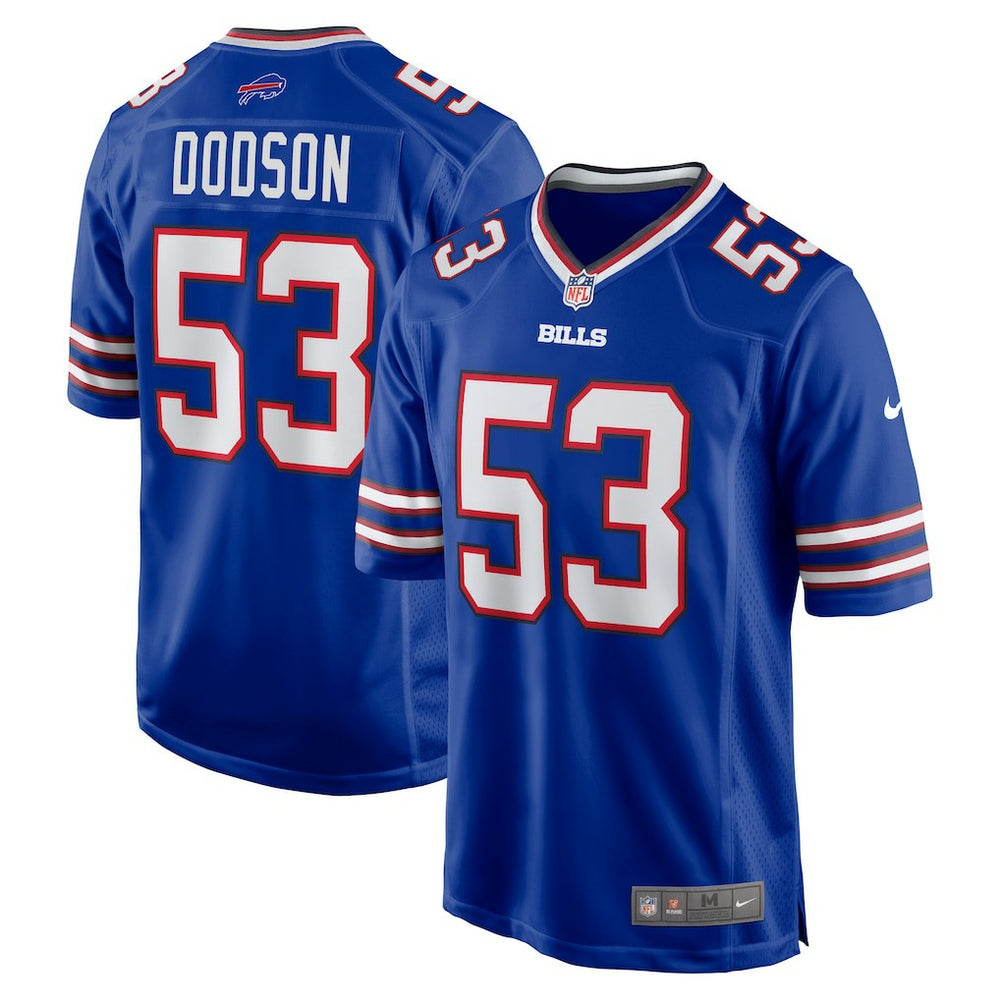 Tyrel Dodson Buffalo Bills Game Player Jersey - Royal - Nike