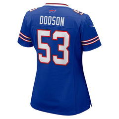 Tyrel Dodson Buffalo Bills Women's Game Jersey - Royal - Nike