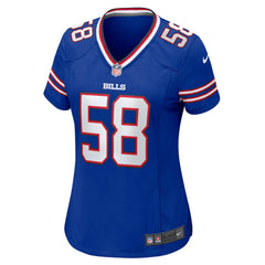 Matt Milano Buffalo Bills Women's Game Jersey - Royal - Nike
