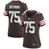 Joel Bitonio Cleveland Browns Women's Game Jersey - Brown - Nike