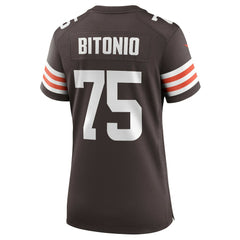 Joel Bitonio Cleveland Browns Women's Game Jersey - Brown - Nike