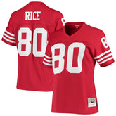 Jerry Rice San Francisco 49ers Women's 1990 Legacy Replica Jersey - Scarlet - Mitchell & Ness