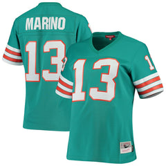 Dan Marino Miami Dolphins Women's 1984 Legacy Replica Jersey - Aqua - Mitchell & Ness