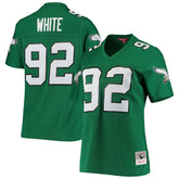 Reggie White Philadelphia Eagles Women's 1990 Legacy Replica Jersey - Kelly Green - Mitchell & Ness