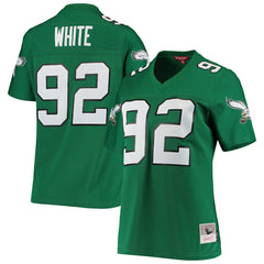 Reggie White Philadelphia Eagles Women's 1990 Legacy Replica Jersey - Kelly Green - Mitchell & Ness