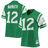 Joe Namath New York Jets Women's 1969 Legacy Replica Jersey - Green - Mitchell & Ness