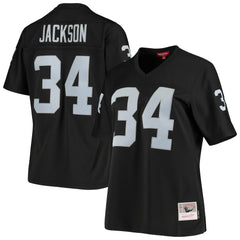 Bo Jackson Las Vegas Raiders Women's 1988 Legacy Replica Jersey - Black - Mitchell & Ness