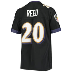 Ed Reed Baltimore Ravens Women's Legacy Replica Team Jersey - Black - Mitchell & Ness