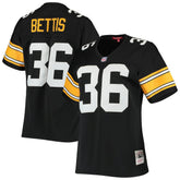 Jerome Bettis Pittsburgh Steelers Women's 1996 Legacy Replica Jersey - Black - Mitchell & Ness