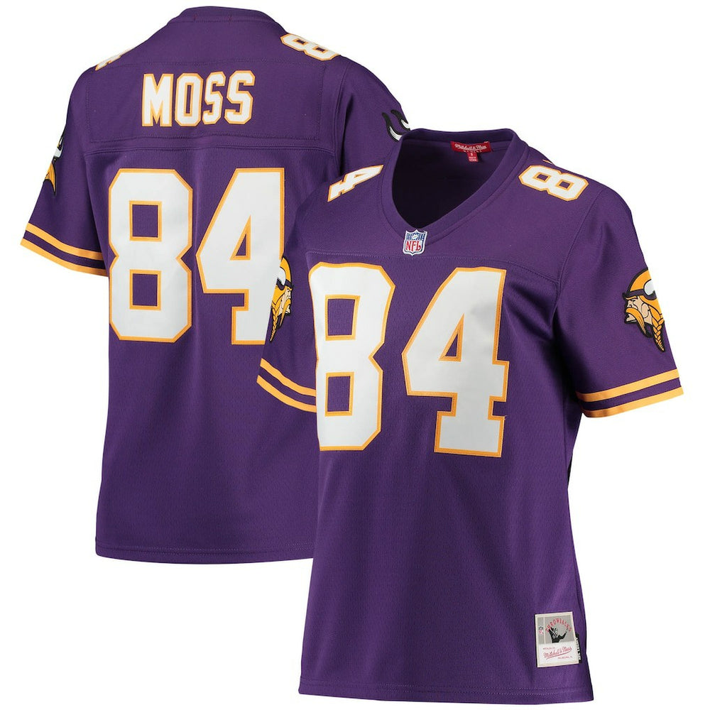 Randy Moss Minnesota Vikings Women's Legacy Replica Team Jersey - Purple - Mitchell & Ness
