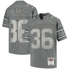 Jerome Bettis Pittsburgh Steelers Youth 1996 Retired Player Metal Replica Jersey - Charcoal - Mitchell & Ness