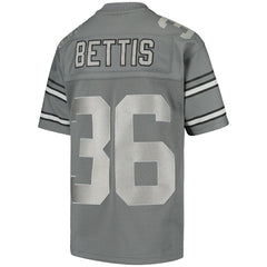 Jerome Bettis Pittsburgh Steelers Youth 1996 Retired Player Metal Replica Jersey - Charcoal - Mitchell & Ness