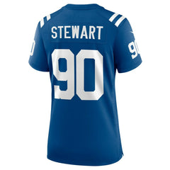 Grover Stewart Indianapolis Colts Women's Game Jersey - Royal - Nike