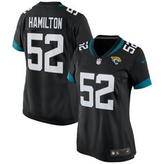 DaVon Hamilton Jacksonville Jaguars Women's Game Jersey - Black - Nike