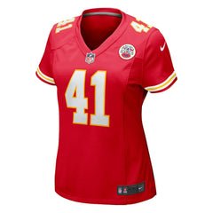James Winchester Kansas City Chiefs Women's Game Jersey - Red - Nike