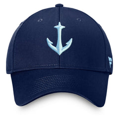 Seattle Kraken Fanatics Core Secondary Logo Adjustable Hat - Deep Sea Blue | Fanatics discount