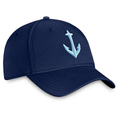 Seattle Kraken Fanatics Secondary Logo Flex Hat - Deep Sea Blue | Fanatics near me