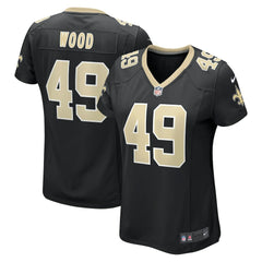 Zach Wood New Orleans Saints Women's Game Jersey - Black - Nike