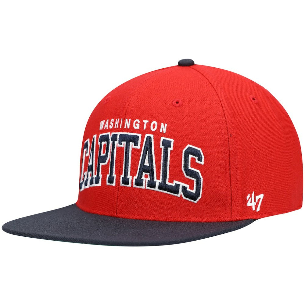 Washington Capitals '47 Captain Snapback Hat - Red | 47 brand Clearance