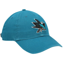 San Jose Sharks '47 Team Clean Up Adjustable Hat - Teal | 47 brand online