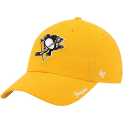 Pittsburgh Penguins '47 Women's Team Miata Clean Up Adjustable Hat - Gold | 47 brand Clearance