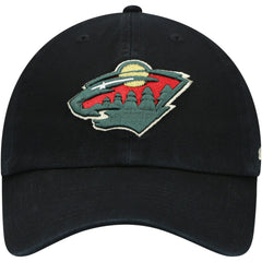 Minnesota Wild '47 Team Clean Up Adjustable Hat - Black | 47 brand near me