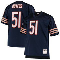 Dick Butkus Chicago Bears Big & Tall 1966 Retired Player Replica Jersey - Navy - Mitchell & Ness