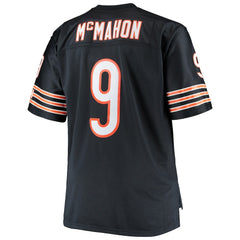 Jim McMahon Chicago Bears Big & Tall 1985 Retired Player Replica Jersey - Navy - Mitchell & Ness