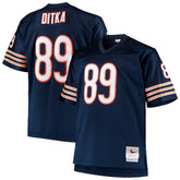 Mike Ditka Chicago Bears Big & Tall 1966 Retired Player Replica Jersey - Navy - Mitchell & Ness