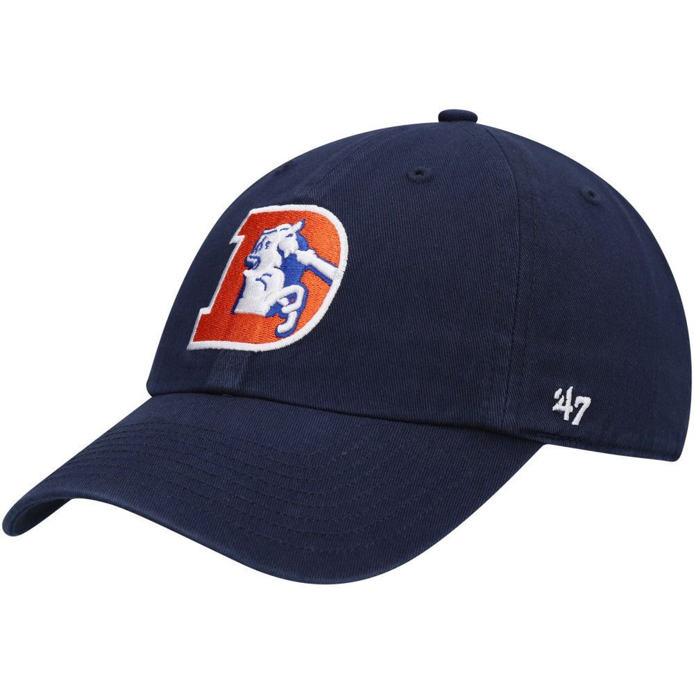 Denver Broncos '47 Clean Up Adjustable Hat - Navy - 47 brand