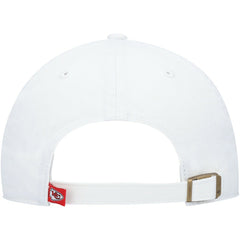 Kansas City Chiefs '47 Logo Clean Up Adjustable Hat - White - 47 brand