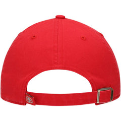 San Francisco 49ers '47 Youth Logo Clean Up Adjustable Hat - Scarlet - 47 brand