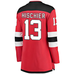 Nico Hischier New Jersey Devils Fanatics Women's Breakaway Home Player Jersey - Red | Fanatics Clearance