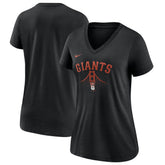 San Francisco Giants Nike Women's City Connect Tri-Blend V-Neck T-Shirt for sale