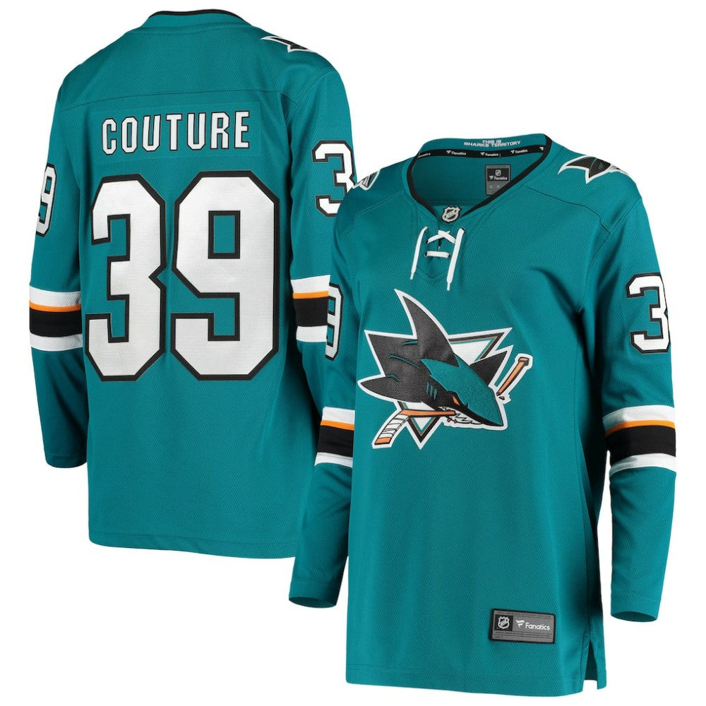 Logan Couture San Jose Sharks Fanatics Women's Breakaway Home Player Jersey - Teal | Fanatics sale