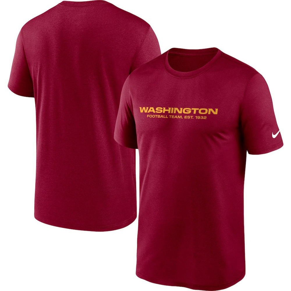 Washington Football Team Logo Essential Legend Performance T-Shirt - Burgundy - Nike